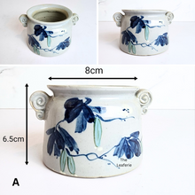 Load image into Gallery viewer, The Leaferie Petit Allegra Serie 6. 4 designs ceramic pot
