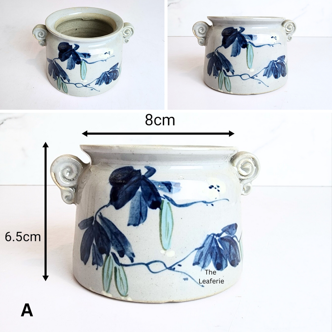 The Leaferie Petit Allegra Serie 6. 4 designs ceramic pot