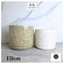 Load image into Gallery viewer, The Leaferie Elion pot. 2 colours. ceramic.
