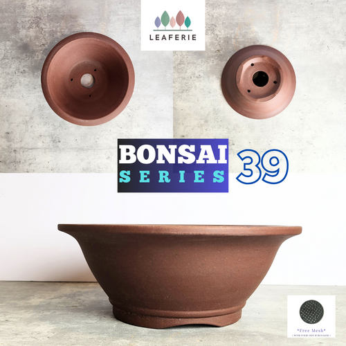 The Leaferie Bonsai pot Series 39. 2 sizes zisha material