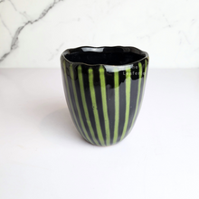 Load image into Gallery viewer, The Leaferie Saloman watermelon plant pot. ceramic material
