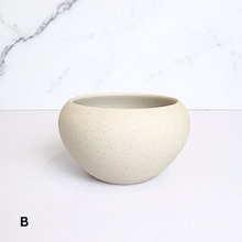 Load image into Gallery viewer, The Leaferie Inaya ceramic flowerpot . 2 colours. brown and beige
