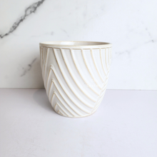 Load image into Gallery viewer, The Leaferie Sofiya white ceramic pot
