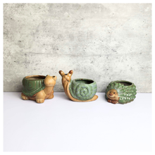 Load image into Gallery viewer, Allie Animal Flowerpots (Series 1)
