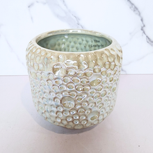 Load image into Gallery viewer, The Leaferie Olivia pearlescent ceramic pot
