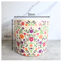 Load image into Gallery viewer, The Leaferie Rosara floral flowerpot
