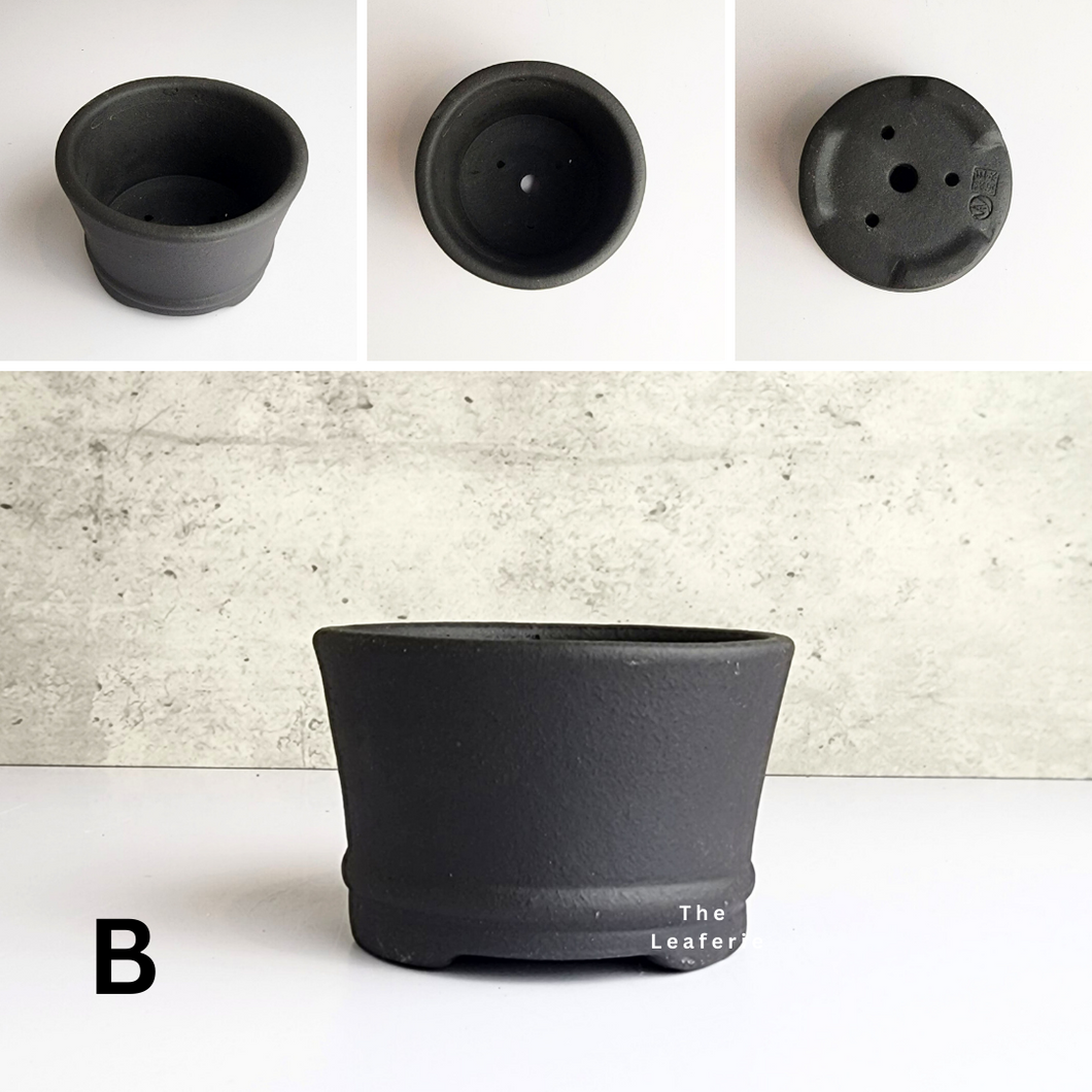The Leaferie Bonsai pot series 31. 4 colours zisha pot. design  B
