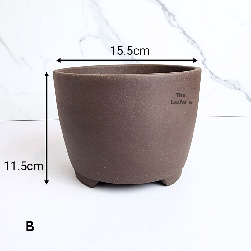 The Leaferie Reimi Series 2 zisha/ purple sand pot. 3 sizes