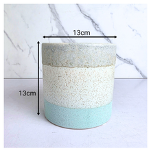 Load image into Gallery viewer, The Leaferie delora flowerpot. ceramic 3 colors pot
