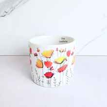 Load image into Gallery viewer, The Leaferie Marni Floral ceramic pot. 
