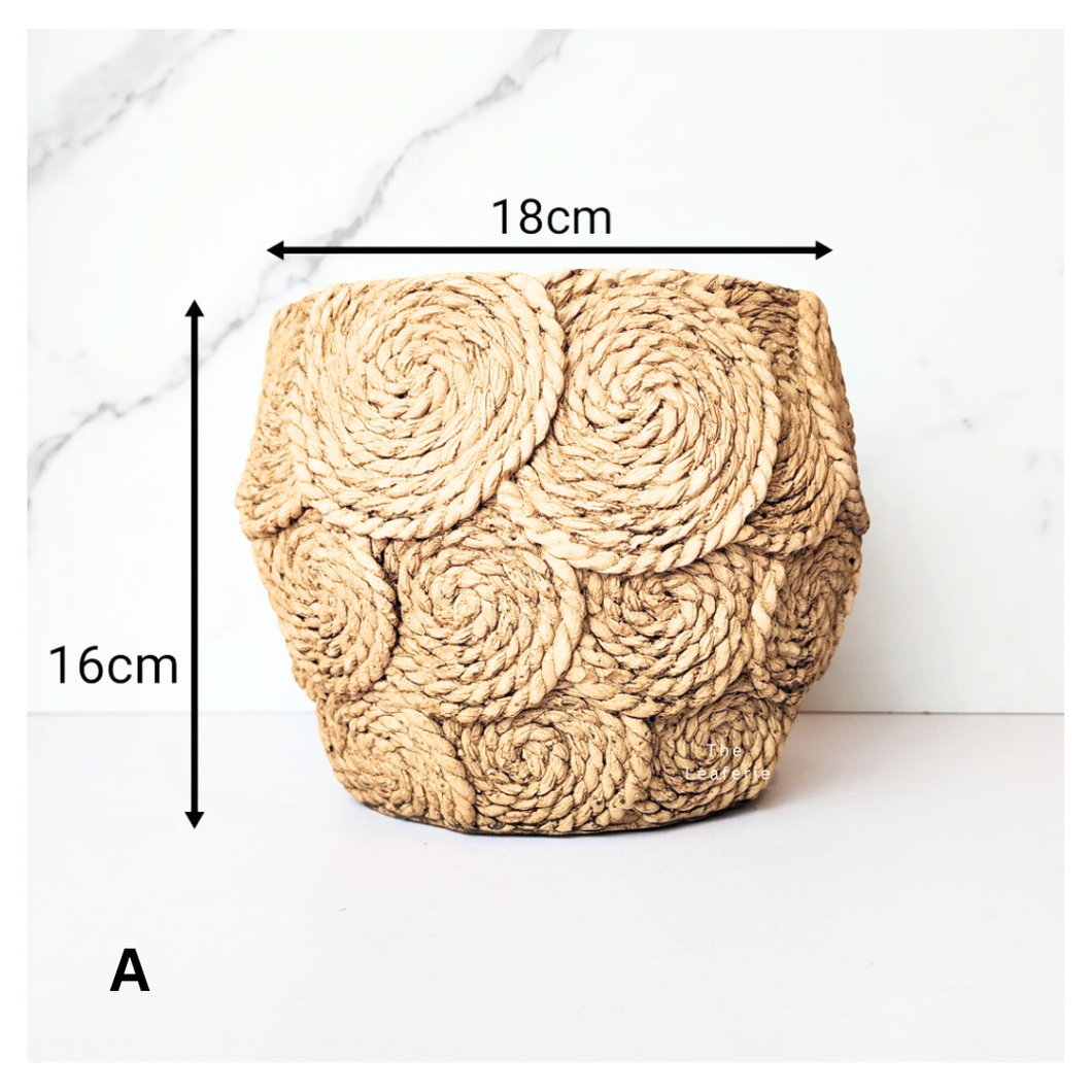Parker Cement Flowerpot (2 sizes)