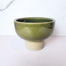 Load image into Gallery viewer, The Leaferie Olive green ceramic pot
