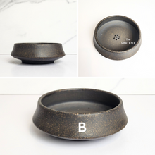 Load image into Gallery viewer, The Leaferie Bonsai pot (Series 41) 3 colour zisha or purple sand material. Design B

