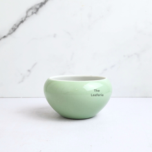 Load image into Gallery viewer, The Leaferie Ivy green pot. ceramic material
