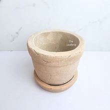 Load image into Gallery viewer, The Leaferie Yaritza Terracotta pot with tray
