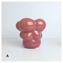 Load image into Gallery viewer, Leaferie Zia  ceramic pot, one pink and one beige, Ceramic material
