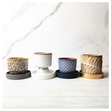 Load image into Gallery viewer, Petit Round Ceramic Trays 9cm (For Petit Pots Series)
