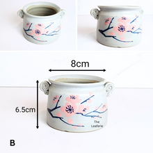 Load image into Gallery viewer, The Leaferie Petit Allegra Serie 6. 4 designs ceramic pot
