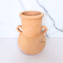 Load image into Gallery viewer, The Leaferie Yzel Terracotta flowerpot. pot with 2 handles
