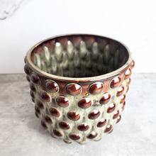 Load image into Gallery viewer, Twilla ceramic pot with textured surface on a light background
