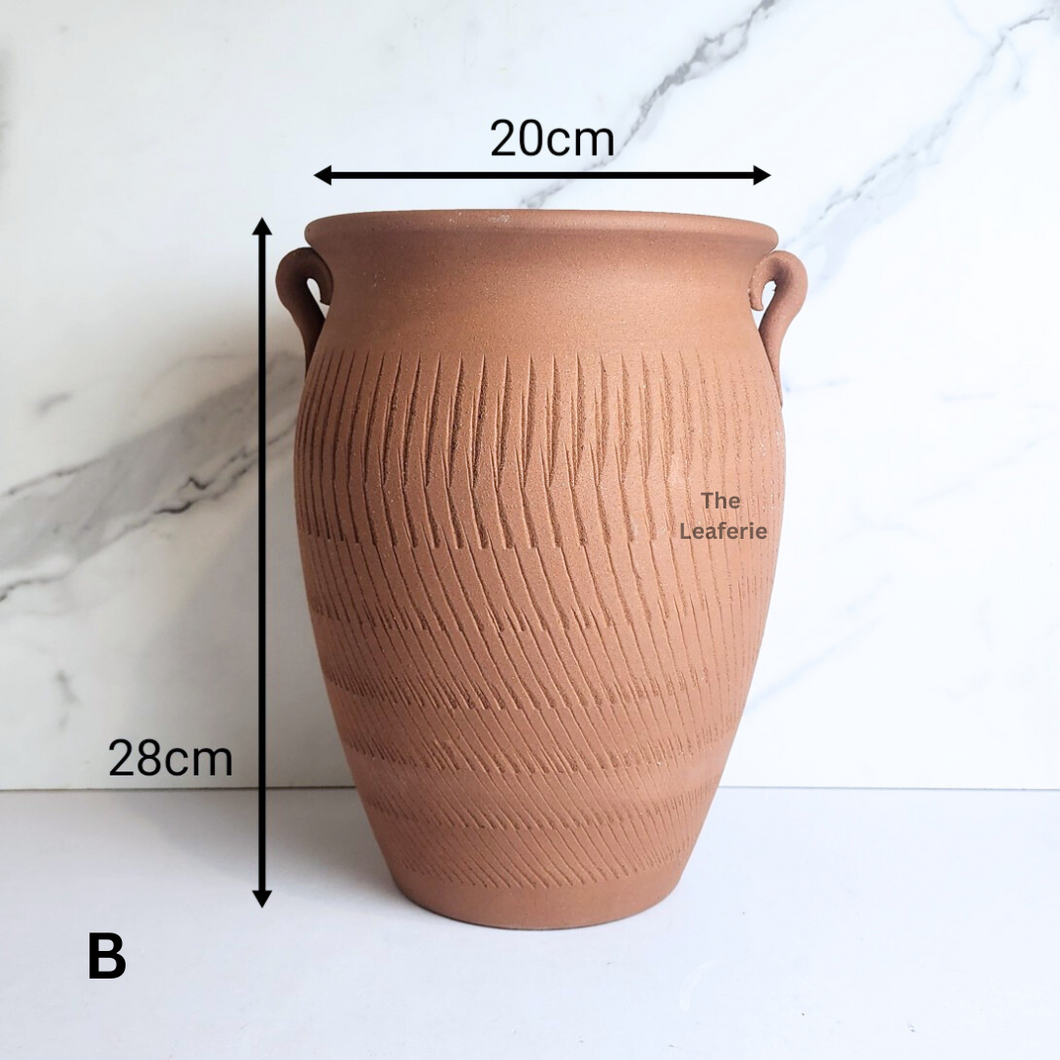 Elrias Terracotta Flowerpot (5 designs)