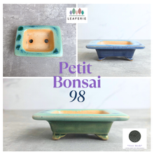 Load image into Gallery viewer, Petit bonsai pots 98 (rectangular) flowerpot with 'LEAFERIE' brand
