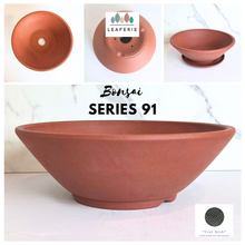 Load image into Gallery viewer, Bonsai series 91 . Zisha  bonsai pot with 'LEAFERIE' branding on a white background
