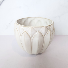 Load image into Gallery viewer, The Leaferie Averly white ceramic pot. 
