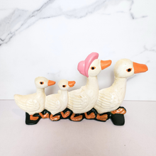 Load image into Gallery viewer, The Leaferie Fabian cast Iron duck garden decoration
