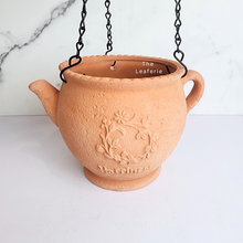 Load image into Gallery viewer, The Leaferie Yasmin Hanging terracotta kettle pot
