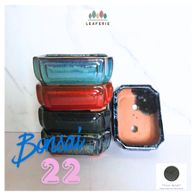 Load image into Gallery viewer, Bonsai Flowerpot (Series 22) Rectangular
