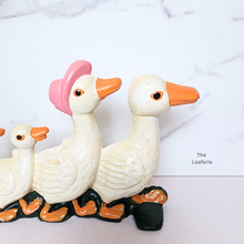 Load image into Gallery viewer, The Leaferie Fabian cast Iron duck garden decoration
