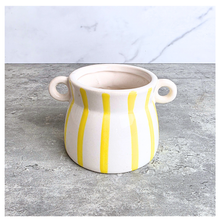Load image into Gallery viewer, The Leaferie Corin Yellow pot with handle
