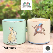 Load image into Gallery viewer, Patmos Flowerpot (2 designs)
