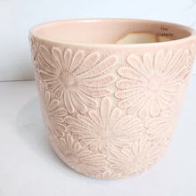 Load image into Gallery viewer, The Leaferie Delia pink flower ceramic pot
