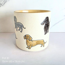 Load image into Gallery viewer, As-Is Sale May/June 26 Collage of ceramic cups and bowls with a 'LEAFERIE' logo in the top right 
