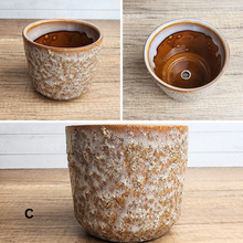 Load image into Gallery viewer, The Leaferie Mini pots Series 9. 9 designs ceramic pot. Pot C
