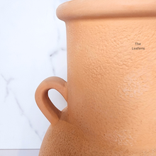 Load image into Gallery viewer, The Leaferie Yzel Terracotta flowerpot. pot with 2 handles
