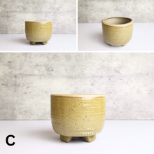 Load image into Gallery viewer, The Leaferie Petit Allegra Series 2 . 6 designs of petit pots. ceramic material. Design C

