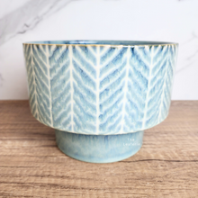 Load image into Gallery viewer, The Leaferie Lia blue flowerpot.ceramic material
