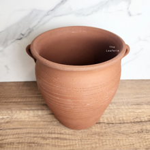 Load image into Gallery viewer, The Leaferie Elrias Terracotta Pot. with ears. big pot
