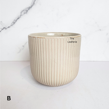 Load image into Gallery viewer, The Leaferie Samira pot. 3 colours ceramic pot
