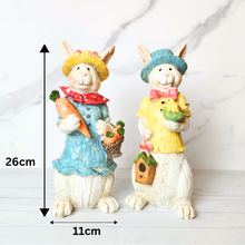Load image into Gallery viewer, Constantin Rabbit Garden Decoration (2 piece set)
