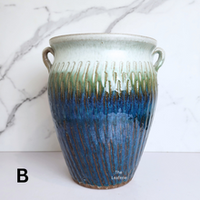 Load image into Gallery viewer, The Leaferie Alva Tall big ceramic pot with ears. 2 designs
