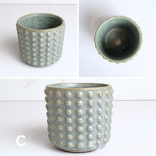 Load image into Gallery viewer, The Leaferie Petit pots Series 10 . 12 designs of ceramic mini pots. view of all  design C
