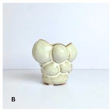 Load image into Gallery viewer, Leaferie Zia  ceramic pot, one pink and one beige, Ceramic material
