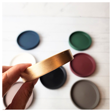 Load image into Gallery viewer, Petit Round Ceramic Trays 9cm (For Petit Pots Series)
