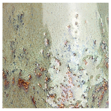 Load image into Gallery viewer, Tero Green ceramic cup with speckled texture on a white background, featuring the LEAFAERIE brand.
