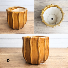 Load image into Gallery viewer, The Leaferie Mini Pots Series 8 . 9 designs ceramic pot.  Design D
