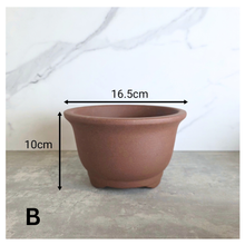 Load image into Gallery viewer,  bonsai pot Series 90 with 'Leaferie' branding . 3 sizes
